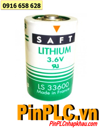 Saft LS33600, Pin Saft LS33600 lithium 3.6v D 17500mAh (Xuất xứ Pháp)